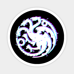 dragon glitch Magnet